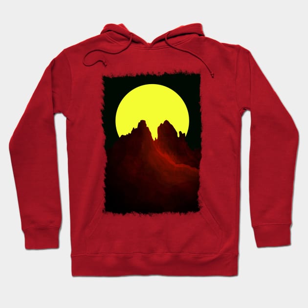 The bright yellow sun Hoodie by Swadeillustrations